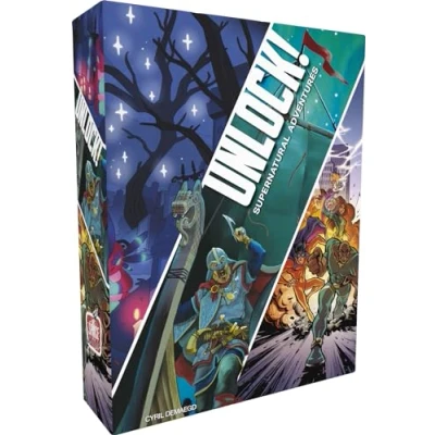 Imagen de Unlock 12 Supernatural Adventures Juego de mesa 1 a 6 jugadores 10 años y más Versión francesa, SCUNL12FR