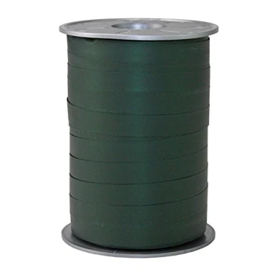 Imagen de PRÄSENT Cinta Regalo Verde Oscuro Mate, 200 m de a Rayas Paperlook para Envolver Regalos, 10 mm Ancho, Accesorios decoración y Manualidades, embalar Decorativa Ocasiones Especiales