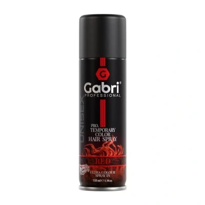 Imagen de Gabri Color Spray 150 ml Tinte para el cabello Pro Temporary Hair Colour (rojo, (1 unidad)