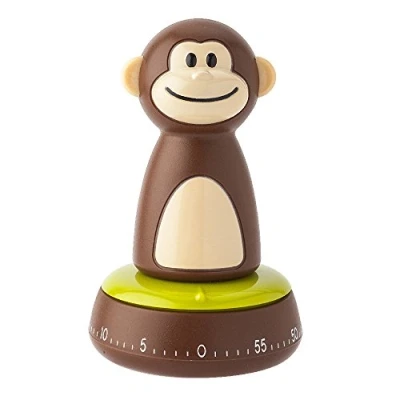 Imagen de Joie Monkey Minutero Cocina, Marrón, 6 x 10 cm