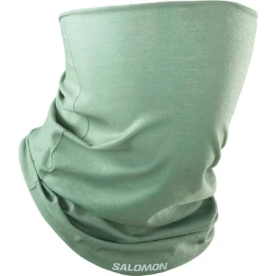 Imagen de Salomon Cross Calentador de Cuello Unisexo, Nuevo tejido, Estilo, Protección, Verde