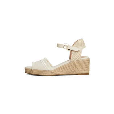Imagen de Tommy Hilfiger Fringe Medium Alpargatas, Mujer, Talla: 38, Muslin Zapatos
