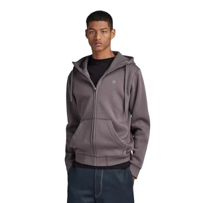 Imagen de G STAR Premium Core Hooded Sweater Sudadera, Gris (Rabbit D16122 c235 g077), XS Hombre
