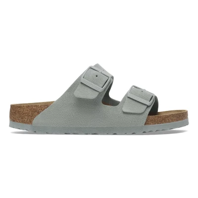 Imagen de Birkenstock Arizona LEVE Regular Unisex Pantuflas, Talla: 41, Pure sage Cuero velour