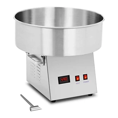 Imagen de Royal Catering Máquina de Algodón Azúcar Algodonera RCZK 1080 (Voltímetro 3 dígitos, Olla: Ø 52 cm W, Acero inoxidable)
