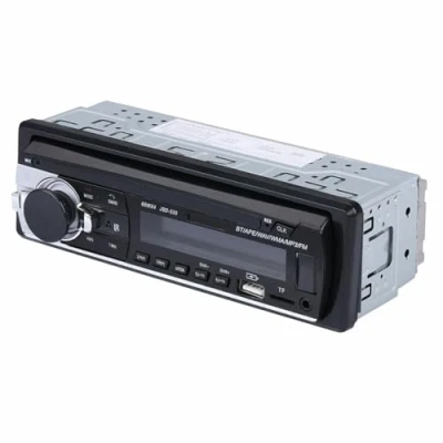 Imagen de NK Auto Radio Coche 1 DIN 4x40W Bluetooth 5.0, Función AUX, Reproductor MP3 y x2 USB, FM Sonido Estéreo, Llamadas Manos Libres, Mando para Control Remoto, Pantalla LCD, iOS &amp; Android (eMark)