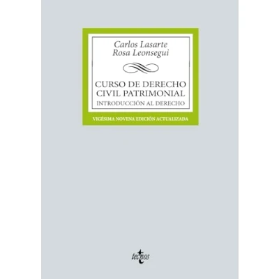 Imagen de Curso de Derecho Civil patrimonial: Introducción al (Derecho Biblioteca Universitaria Editorial Tecnos)