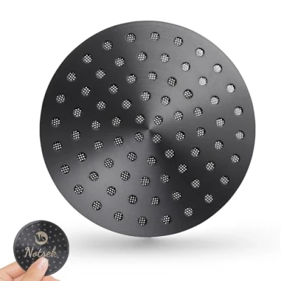 Imagen de NOTSEK Puck Screen Colador para café expreso (54 mm, 0,8 mm de grosor, con revestimiento titanio, acero inoxidable 304, cesta filtro 54 mm), color negro