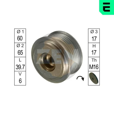 Imagen de ERA ZN5438 Rueda Libre Alternador