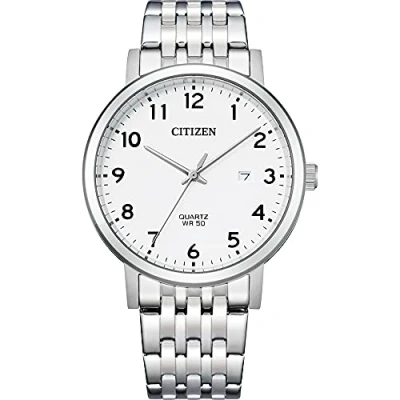 Imagen de Citizen Reloj Analógico para Hombre de Cuarzo con Correa en Acero Inoxidable BJ8057 17X