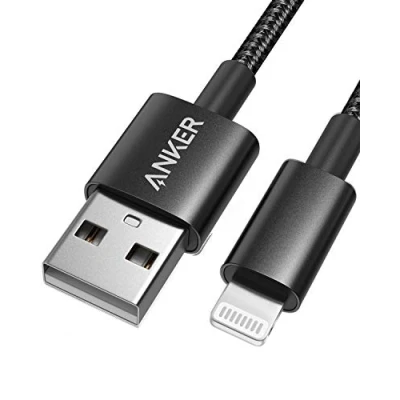 Imagen de Anker cable de carga para iPhone, 3.3 pies, 331, nailon USB a Lightning, certificado MFi iPhone SE/Xs/XS Max/XR/X/8 Plus/7/6 Plus, iPad y más