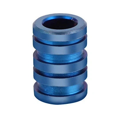 Imagen de Titanium Knife Lanyard Bead, Parachute Cord Bead Paracord Exterior EDC Pendant (Large) (Blue)