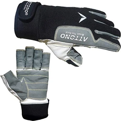Imagen de ATTONO Regata Guantes de vela para vela, talla 9/L