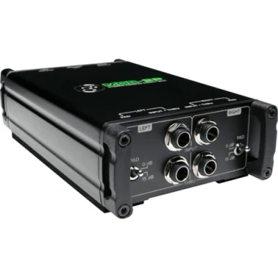 Imagen de MACKIE MDB 2P caja de inyección directa pasiva (DI) 2 canales con Ground Lift y atenuadores 15 dB
