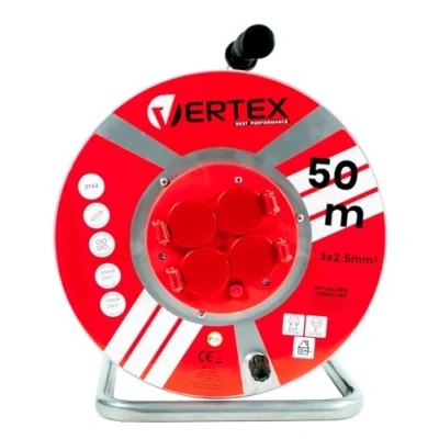 Imagen de VERTEX PB50METAL Extension Cable 50 m 3x2 5 mm 3000 W IP44 Black