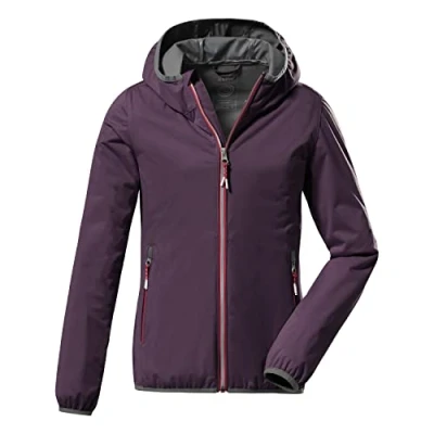 Imagen de Killtec Girl&#039;s Chaqueta softshell con cuello alzado, plegable KOS 164 GRLS SFTSHLL JCKT, coral, 152, 38362 000