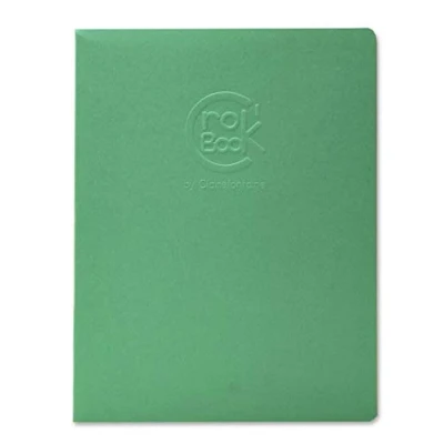 Imagen de Clairefontaine Ref 6033C Cuaderno de bocetos con grapas para retrato Crok&#039;Book 17 x 22 cm, papel 90 g/m², sin ácidos, pH neutro, 24 páginas blancas Cubierta color al azar