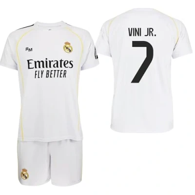 Imagen de Real Madrid Conjunto Infantil 1a equipación 25 26 Réplica Oficial Vinicius