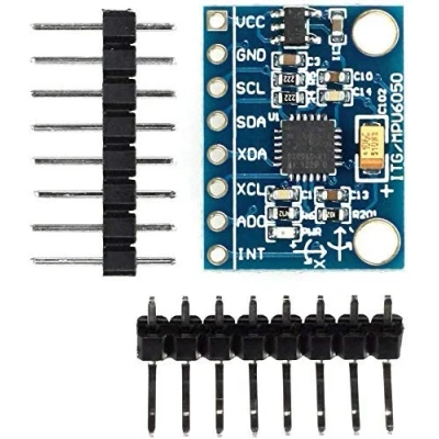 Imagen de Módulo de Sensor MPU 6050, acelerómetro 3 Ejes y giroscopio Ejes, Tablero Conexiones 6DOF, I2C, SPI, p. Ej. para Arduino/Genuino, Raspberry Pi por Paradisetronic
