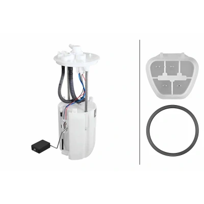 Imagen de HELLA 8TF 358 306 851 Unidad de alimentación combustible con junta, sensor nivel eléctrico Gasóleo