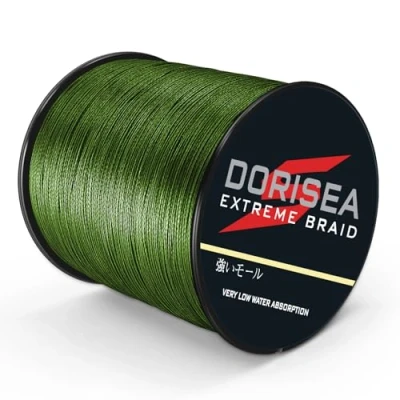Imagen de DORISEA Extreme Trenza 100% PE 300m Cuerda de Pesca Trenzada 2,7 a 249,5 kg, Cable Resistente la abrasión, increíble superlínea Cero elástico diámetro pequeño