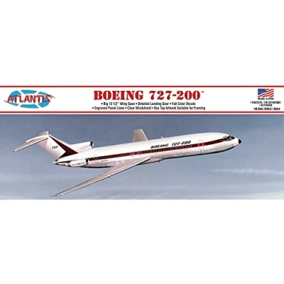 Imagen de Atlantis 1/96 Boeing 727 200 Prototype Markings. Maqueta de plástico un avión estadounidense.