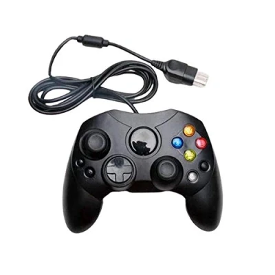 Imagen de GOZAR Negro con Cable Clásico Gamepad Controlador De La Tecla Mando para Xbox Consola
