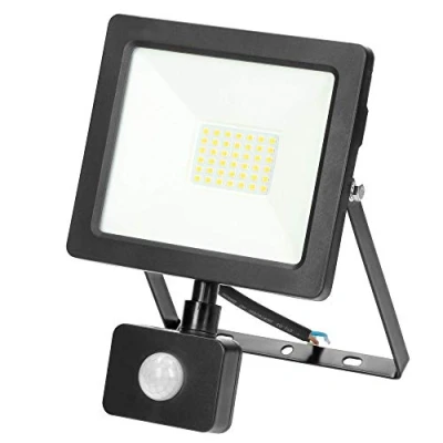 Imagen de Virone ALLED LED Luz Exterior Con Sensor De Movimiento Negro 30W 2300lm, para Interior y PIR
