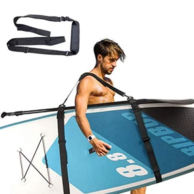 Imagen de Razatik correa de transporte para tabla surf remo, ajustable el hombro con tensora kayak, surf, canoa, SUP