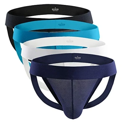 Imagen de Billtop Jockstrap Suspensorio Sexy Tanga para Hombre Slips Ropa Interior Thong lencería Deporte