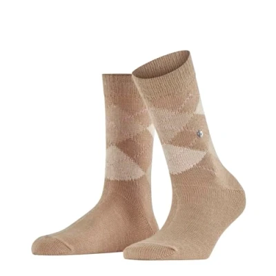 Imagen de Burlington Whitby W SO suave y cálido estampado 1 par, Calcetines Mujer, Marrón (Sun 5039), 36 41