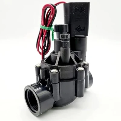 Imagen de ELECTROVALVULA riego 1&quot; 9V con REGULADOR de CAUDAL 100DVF. Funciona programadores a bateria cualquier marca. Rain Bird Company