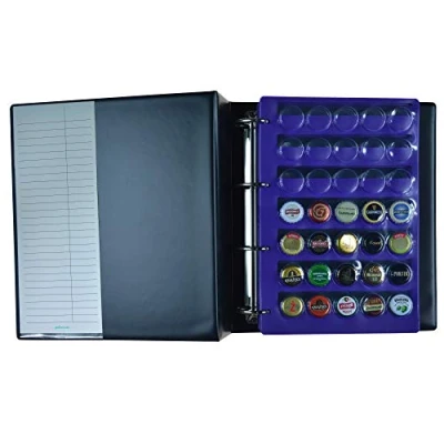 Imagen de PELLER&#039;S Álbum de colección 210 Tapas champán, Cerveza, Corona, 6 Fundas, Negro, Modelo XL