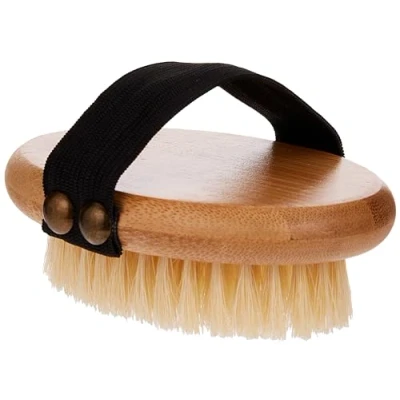 Imagen de Mikki Cepillo de Mano con Cerdas Hecho Bambú para Pieles Suaves y Pelo Corto, Suave Acicalamiento, Perros Gatos, Fabricado Sostenible, Cepillado 80 g