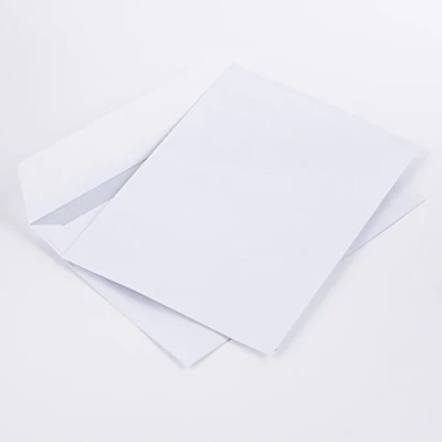 Imagen de 1000 enveloppes C6 114 x 162 mm Blanc 70 g/m² sans fenêtre Patte autocollante (Article : 203)