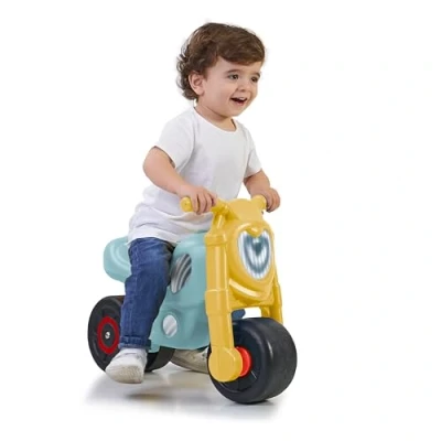 Imagen de FEBER Motofeber Casual, Correpasillos con Forma de Moto un Diseño Que Transmite Relajación, Estable y Seguro, Desarrollo niños niñas 18 Meses a 3 años, Famosa (FED30000)