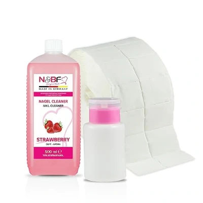 Imagen de uñas Cleaner Fresas 570 ml + zelletten Disp Color Rosa