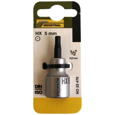 Imagen de Proxxon 23 476 Vaso y Punta Hexagonales de 1/2&quot;, Tamaño HX 5mm, Longitud Total 55mm