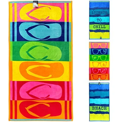 Imagen de Strandtuch &quot;Flip Flops&quot; 90x180 cm