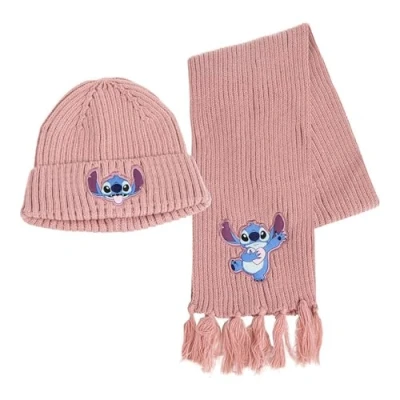 Imagen de CERDÁ LIFE&#039;S LITTLE MOMENTS Conjunto 2 Piezas Bufanda Stitch, Multicolor, One Size para Niños