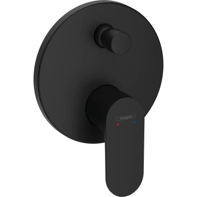 Imagen de hansgrohe Rebris S Mezlador monomando de bañera empotrado para iBox universal, negro mate, 72466670