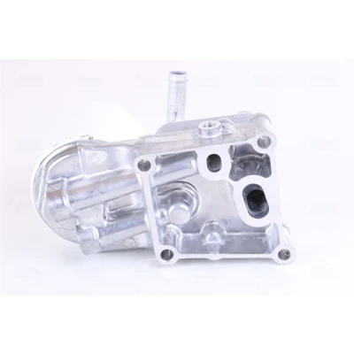 Imagen de NISSENS 90696 Radiador de aceite con alojamiento del filtro FORD: Transit Connect Mk1 Furgón, Focus Furgón / Familiar, 2