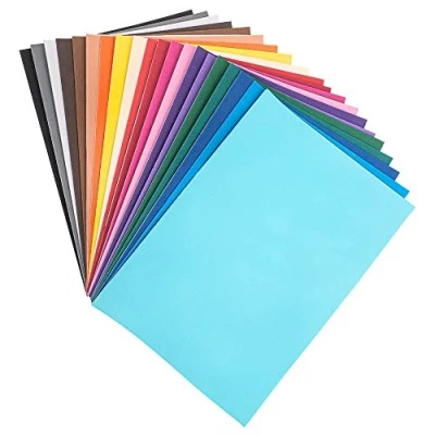 Imagen de Juego de 20 hojas goma espuma, multicolor, autoadhesivas, DIN A4 2 mm, ideal para manualidades