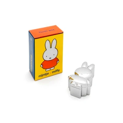 Imagen de Zilverstad Cajita para dientes de miffy color plata