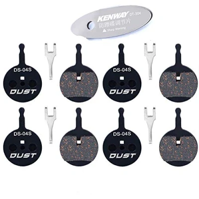 Imagen de CYCEARTH Cyceharth 4 Pares de Pastillas Freno Bicicleta para Avid Mechanical BB5 (Semi Metallic)