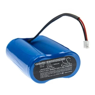 Imagen de vhbw Batería Recargable Compatible con Streamlight Fire Vulcan LED Linterna de Bolsillo o Frontal (3200 mAh, 6.4 V, LiFePO4)