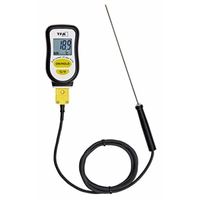 Imagen de TFA Dostmann Termometro termopar Sous Vide, Negro,