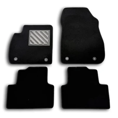 Imagen de MTC Automotive Alfombrillas para Zafira C Tourer 2011 2019 Antideslizantes Talonera de Goma Reforzada Botones fijación