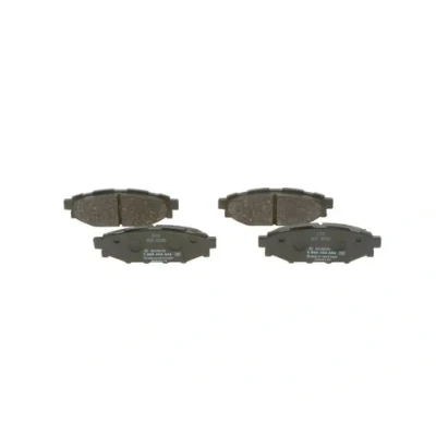 Imagen de BOSCH 0 986 494 444 Juego de pastillas freno Low Metallic con avisador acústico desgaste Chapa antichirridos SUBARU: Forester III, Outback III
