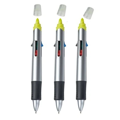 Imagen de Pack de 3 bolígrafos con tinta 4 colores, bolígrafo marcador, unidades